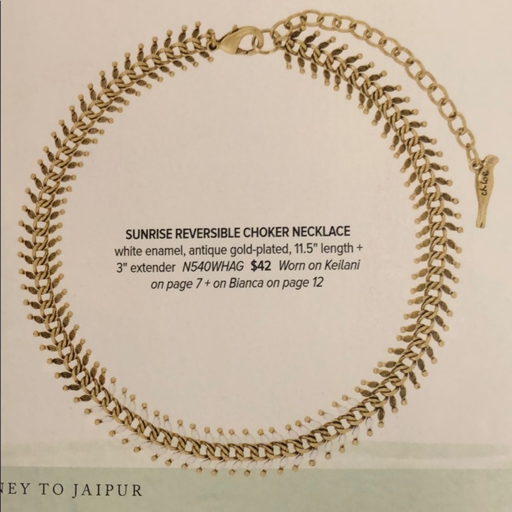 Chloe + Isabell reversible choker necklace. - Picture 4 of 4